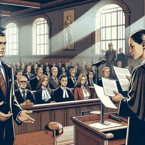 "OpenAI legal team at a press conference discussing countersuit against Elon Musk for alleged bad-faith tactics, highlighting key issues and strategies in the ongoing legal battle."